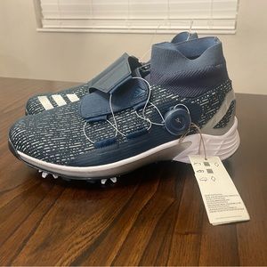 Adidas ZG21 Motion BOA Mid Golf Shoes Blue Men's Size 8 New with tags (H68593)